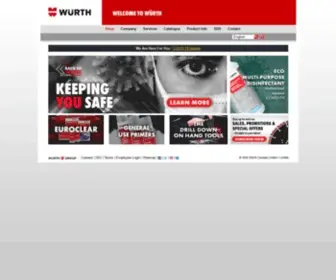 Wurth.ca(Würth Canada) Screenshot