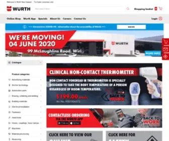 Wurth.co.nz(Wurth) Screenshot