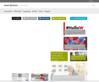 Wurth.com(Würth Group) Screenshot