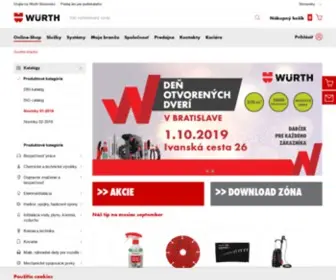 Wurth.sk(Domovská) Screenshot
