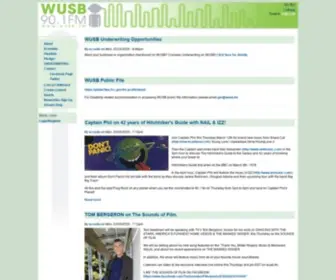Wusb.fm(WUSB 90.1 FM Stony Brook) Screenshot