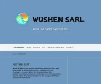 Wushen.ch(Pour une vie saine et zen) Screenshot