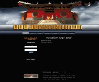 Wushushaolinkungfu.com(Wushushaolinkungfu) Screenshot