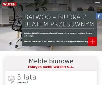 Wuteh.com.pl(Meble biurowe WUTEH) Screenshot
