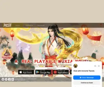 Wuxiagames.com(Immortal Taoists) Screenshot