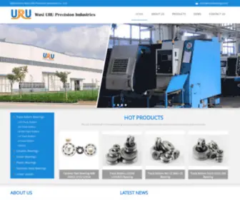 Wuxibearings.com(China Track Roller Bearing Manufacturers) Screenshot