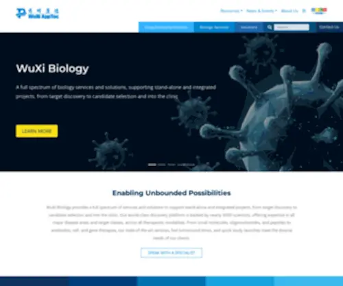 Wuxibiology.com(WuXi Biology) Screenshot