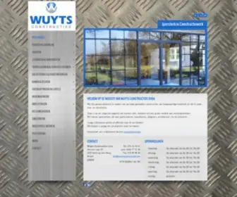 Wuytsconstructies.be(Presentatie) Screenshot