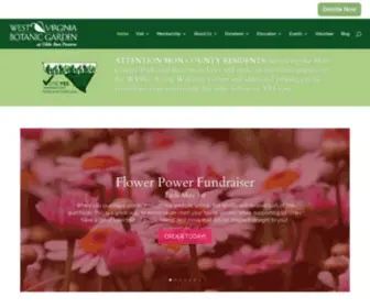 WVBG.org(West Virginia Botanic Garden) Screenshot