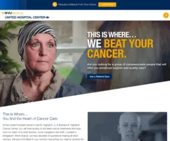 Wvcancercenter.com(United Hospital Center Oncology) Screenshot