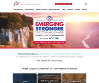 WVchamber.com(West Virginia Chamber of Commerce) Screenshot