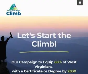 WVclimb.com(West Virginia's Climb) Screenshot