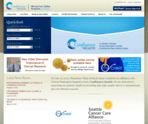 WVclinic.com(Wenatchee Valley Medical Center) Screenshot