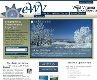 Wvencyclopedia.org(The West Virginia Encyclopedia) Screenshot