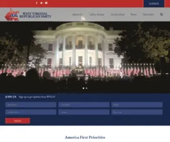 Wvgop.org(The West Virginia Republican Party) Screenshot