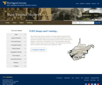 Wvhistoryonview.org(West Virginia History OnView) Screenshot