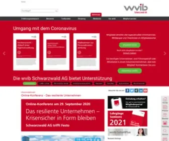Wvib.de(Wirtschaftsverband Industrieller Unternehmen Baden e.V) Screenshot