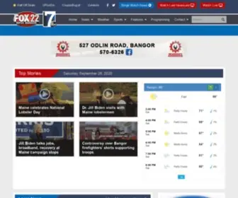 Wvii.com(WVII Fox Bangor) Screenshot