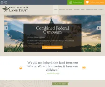 Wvlandtrust.org(WV Land Trust) Screenshot