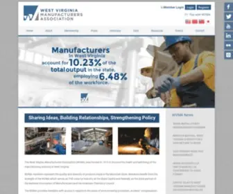 Wvma.com(West Virginia Manufacturers Association) Screenshot