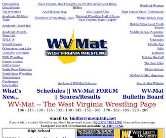 Wvmat.com(The West Virginia Wrestling Page) Screenshot