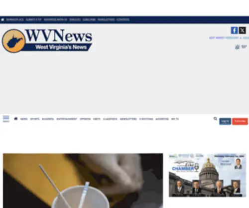 Wvnews.com(WV News Home) Screenshot
