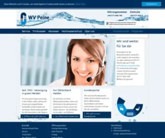 WVP-Online.de(Wasserverband Peine) Screenshot