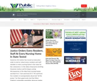 Wvpublic.org(West Virginia Publc Broadcasting) Screenshot