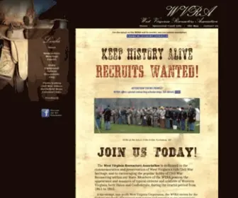 Wvra.org(West Virginia Reenactors Association) Screenshot