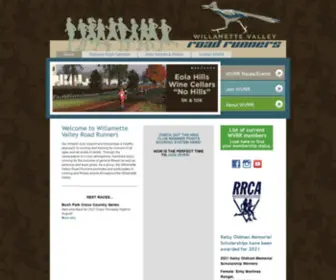 Wvroadrunners.org(Willamette Valley Road Runners (WVRR)) Screenshot