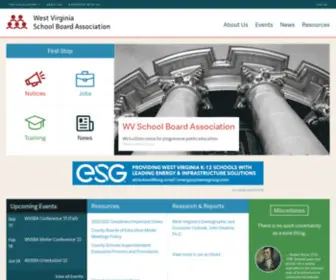 WVsba.org(West Virginia School Board Association) Screenshot