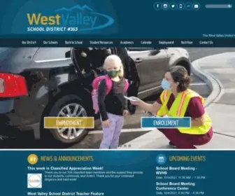 WVSD.org(West Valley School District 363 serves grades Pre) Screenshot