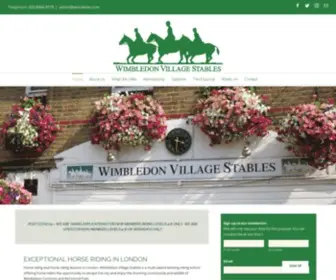 WVstables.com(Wimbledon Village Stables) Screenshot