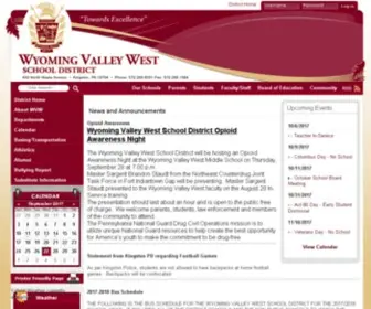 WVWspartans.org(Wyoming Valley West School District) Screenshot