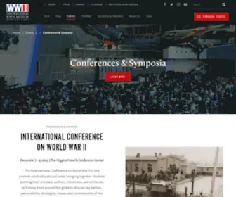 WW2Conference.com(Conferences & Symposia) Screenshot