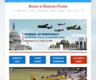 WW2Flyover.org(Arsenal of Democracy Flyover) Screenshot
