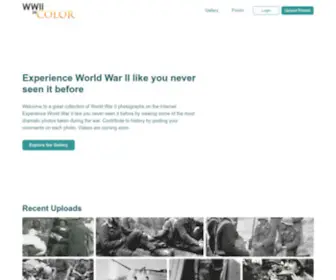 WW2Incolor.com(World War II In Color) Screenshot