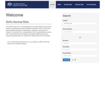 WW2Roll.gov.au(World War Two Nominal Roll) Screenshot
