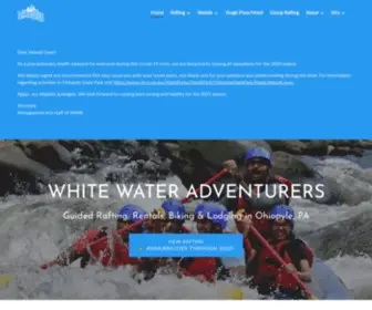 WWaraft.com(White Water Adventurers) Screenshot