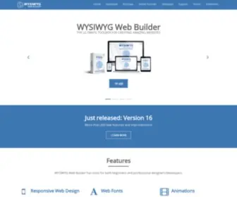 WWB-Support.com(WYSIWYG We Builder 6.0) Screenshot