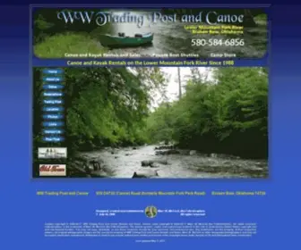 WWcanoeandkayak.com(WW Trading Post and Canoe) Screenshot