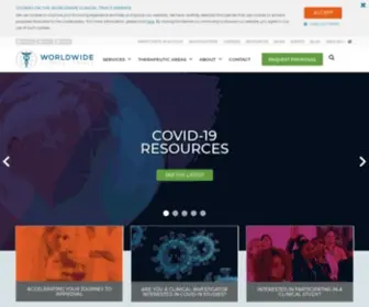 WWCtrials.com(Worldwide Clinical Trials) Screenshot
