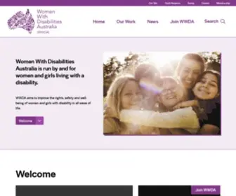 WWda.org.au(Women With Disabilities Australia (WWDA)) Screenshot