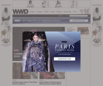 WWD.com(Women's Wear Daily brings you breaking news about the fashion industry) Screenshot