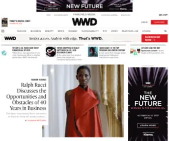 WWD.us(Women's Wear Daily brings you breaking news about the fashion industry) Screenshot