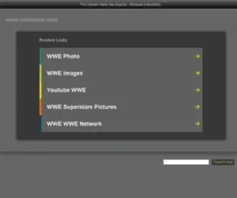 WWE-Costarica.com(Bienvenidos al primer y mas grande fan club de la lucha libre en Costa Rica) Screenshot