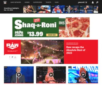 WWE.co.jp(WWE日本公式サイト) Screenshot