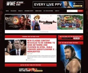 WWenetworknews.com(WWE Network News) Screenshot