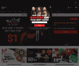 WWeshoponline.com(WWE Shop) Screenshot