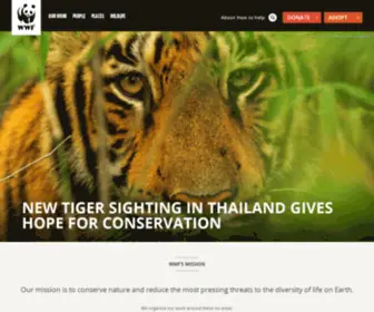 WWfcocacolapartnership.com(World Wildlife Fund) Screenshot